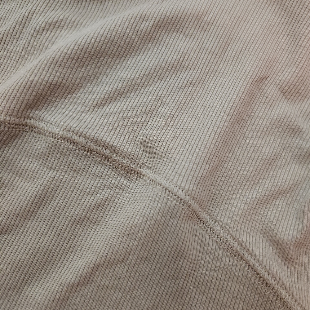 Joah Brown Ribbed Tan Top - Picture 10 of 10